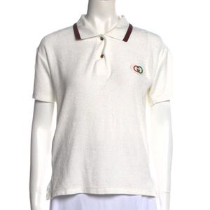 Gucci Web Trim Polo Short Sleeve Polo - image 1